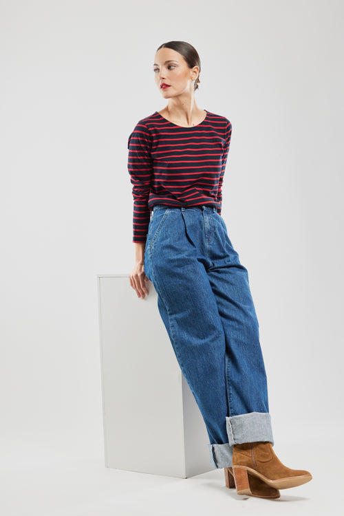 Breton striped shirt - jersey cotton - Armor-lux - 1