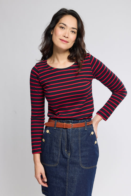 Shirt im Marine-Stil Plozevet - aus leichter Baumwolle - Armor-lux - 1