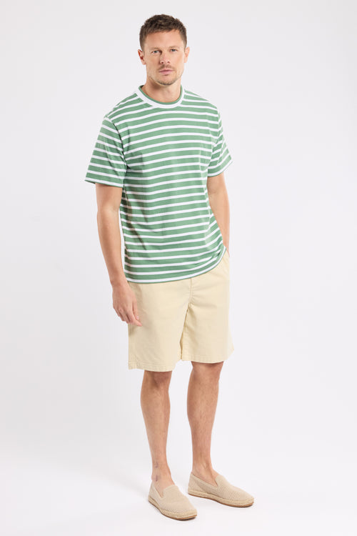 T-shirt rayé - coton issu de l