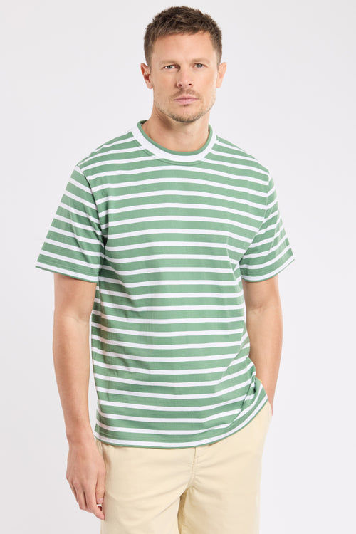T-shirt rayé - coton issu de l