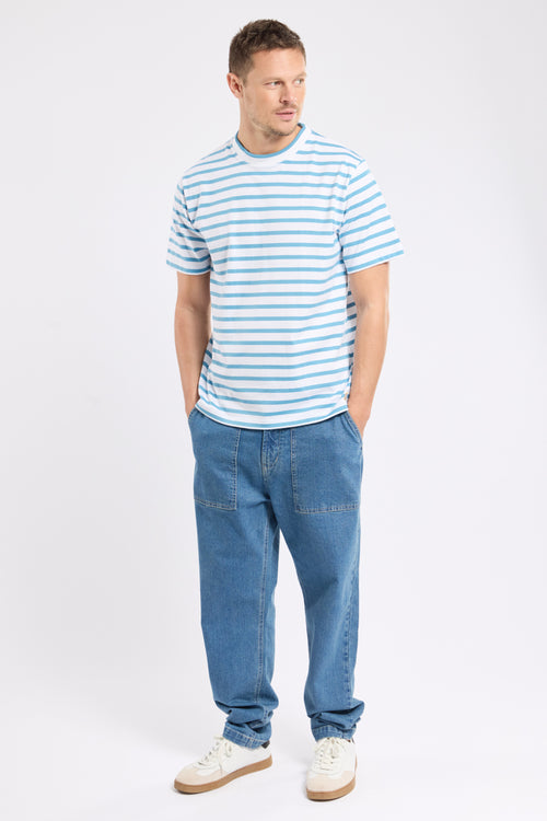 T-shirt rayé - coton issu de l