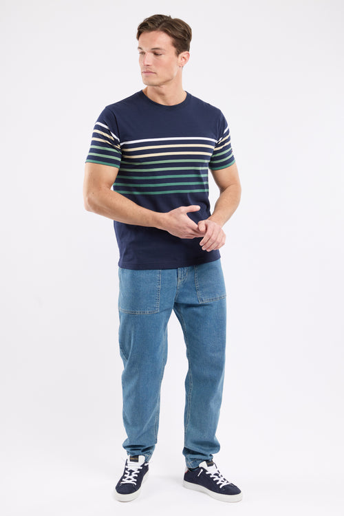Striped T-shirt - lightweight cotton - Armor-lux - 3