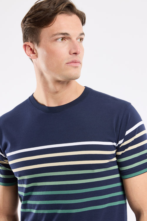 Gestreiftes T-Shirt – leichte Baumwolle - Armor-lux - 2