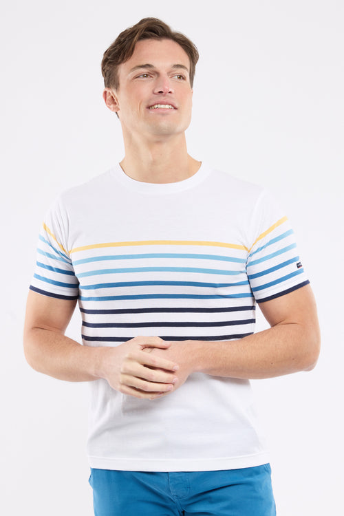 Striped T-shirt - lightweight cotton - Armor-lux - 1