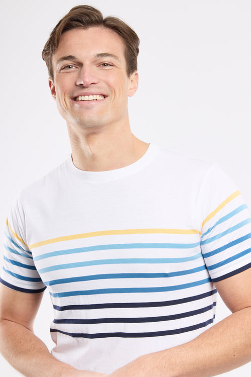 Gestreiftes T-Shirt – leichte Baumwolle - Armor-lux - 2