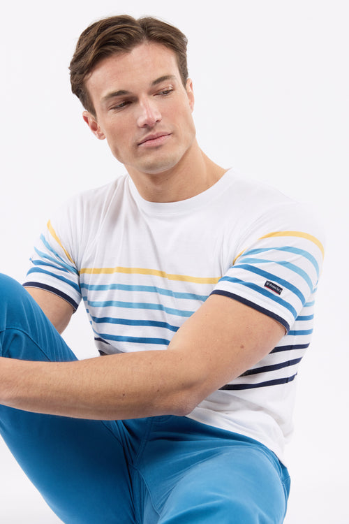 Striped T-shirt - lightweight cotton - Armor-lux - 4