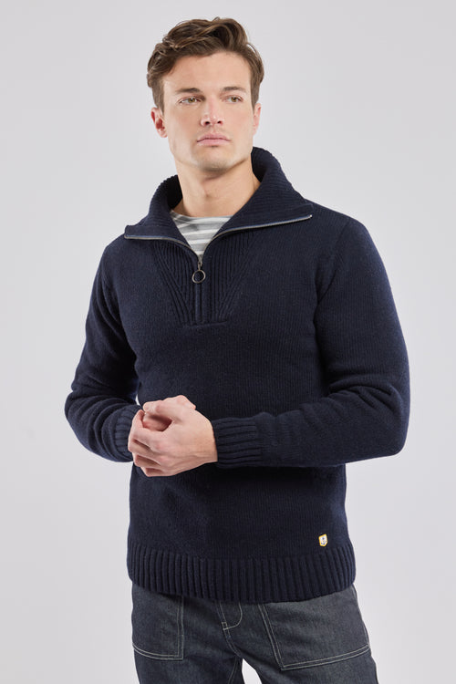 Héritage Truckerkragen-Pullover - Wolle - Armor-lux - 1