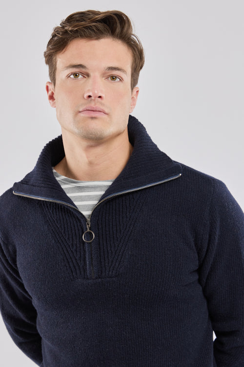 Héritage Truckerkragen-Pullover - Wolle - Armor-lux - 2