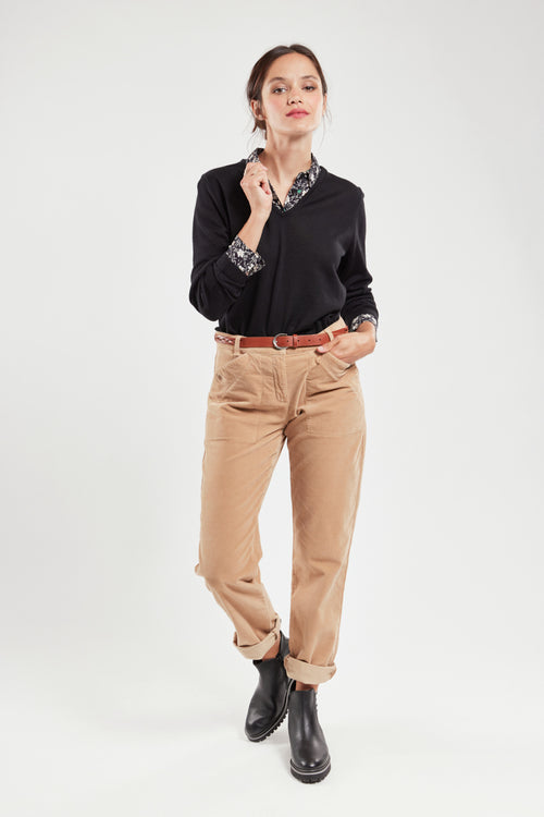 Pullover mit Trompe-l