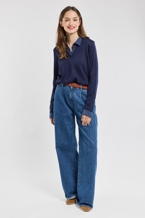 Pull col trompe l