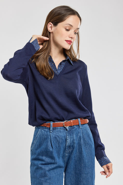 Pull col trompe l