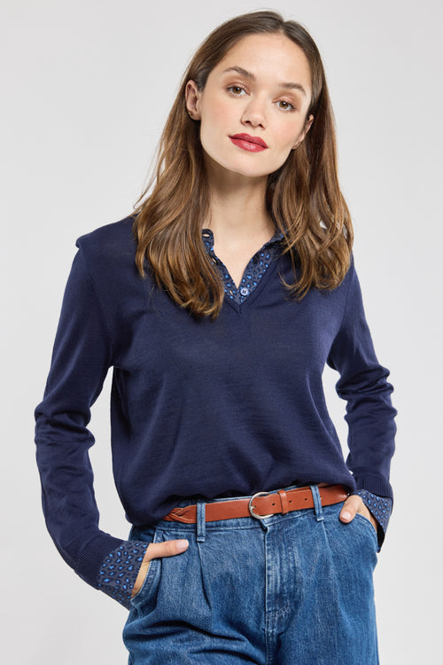 Pull col trompe l