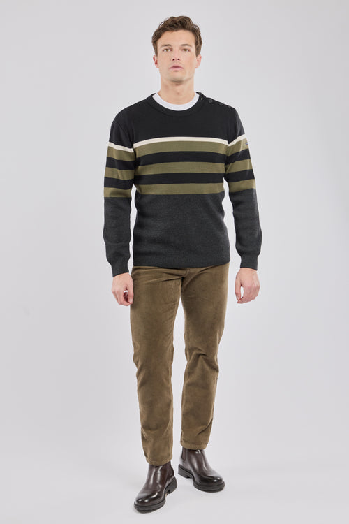 Colour-Block Marinepullover - Armor-lux - 3