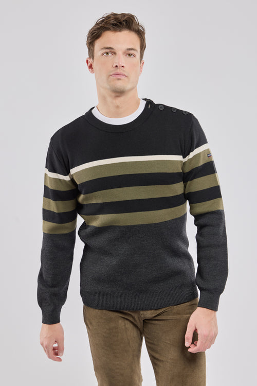 Colour-Block Marinepullover - Armor-lux - 1