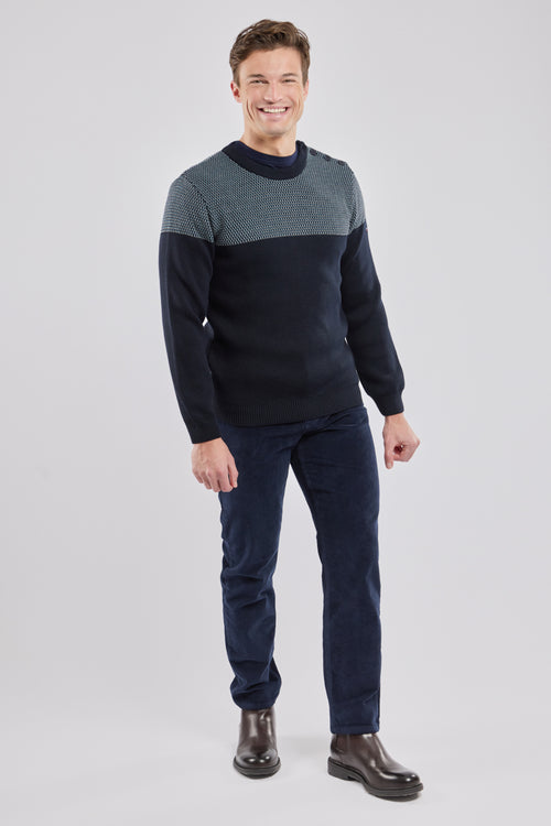Jacquard-Marinepullover - Armor-lux - 3