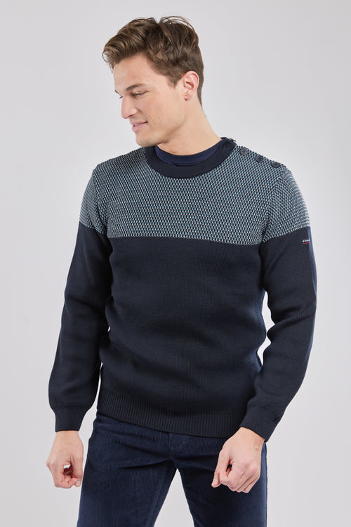 Jacquard-Marinepullover - Armor-lux - 1