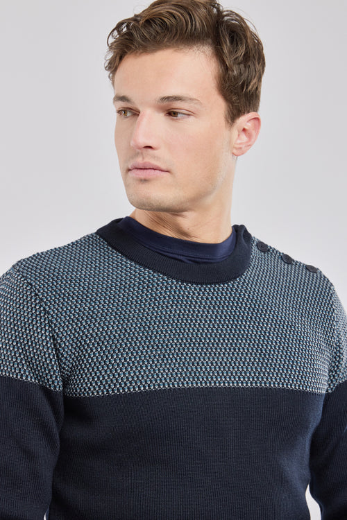 Jacquard-Marinepullover - Armor-lux - 4
