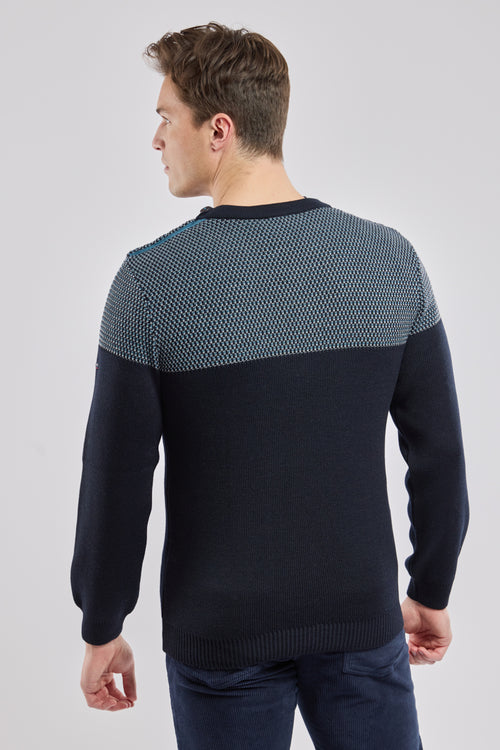 Jacquard-Marinepullover - Armor-lux - 2