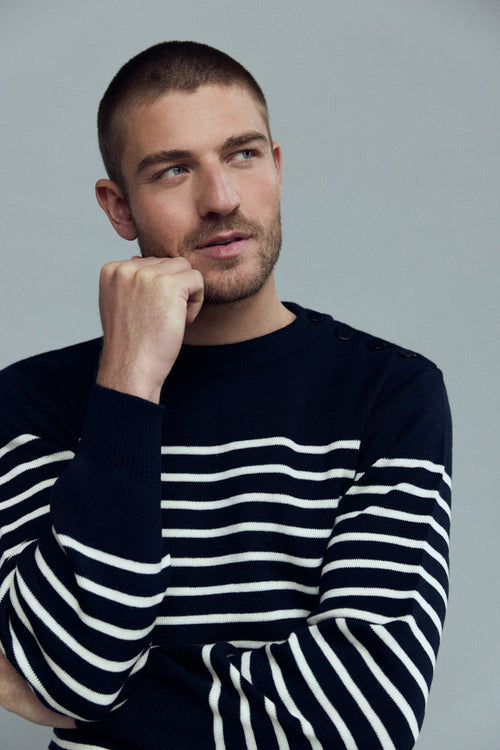 Pull marin Goulenez -  laine mérinos - Armor-lux - 2