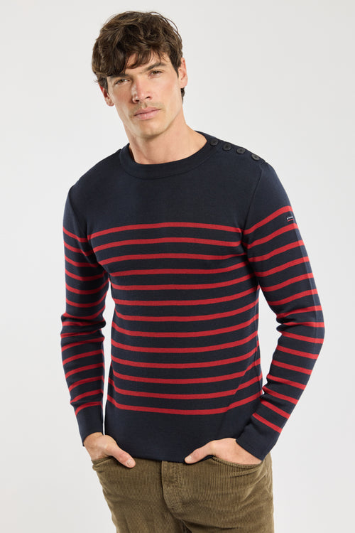Pull marin Goulenez - laine mérinos - Armor-lux - 2