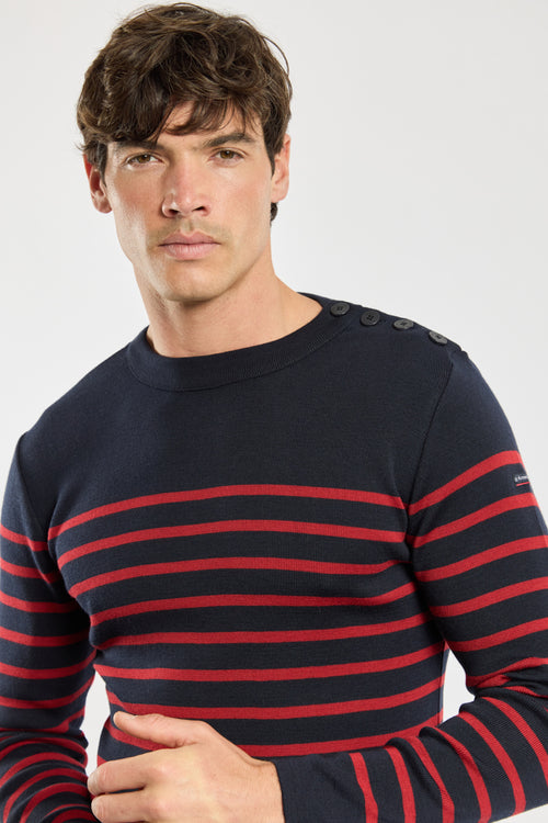 Pull marin Goulenez - laine mérinos - Armor-lux - 4