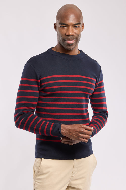 Pullover im Marine-Stil „Goulenez - aus Merinowolle - Armor-lux - 1