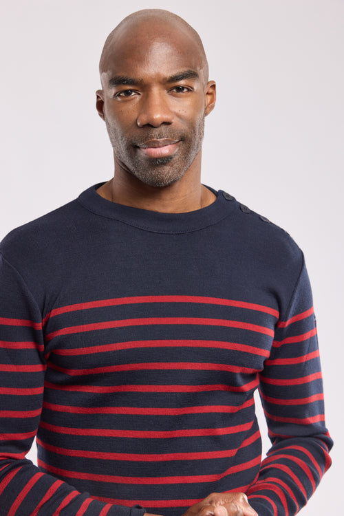 Pull marin Goulenez - laine mérinos - Armor-lux - 2