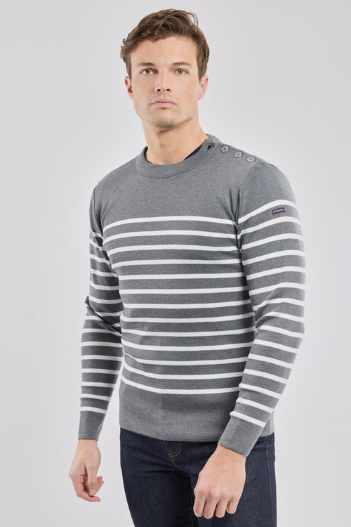 Pull marin Goulenez - laine mérinos - Armor-lux - 1