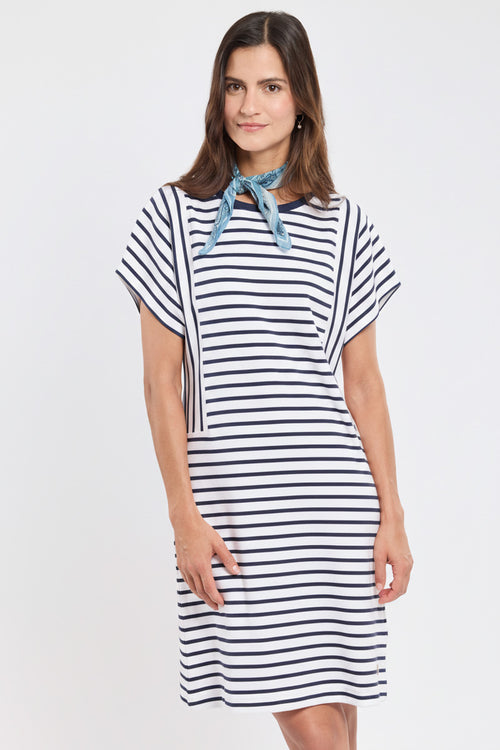 Striped dress - thick cotton - Armor-lux - 1