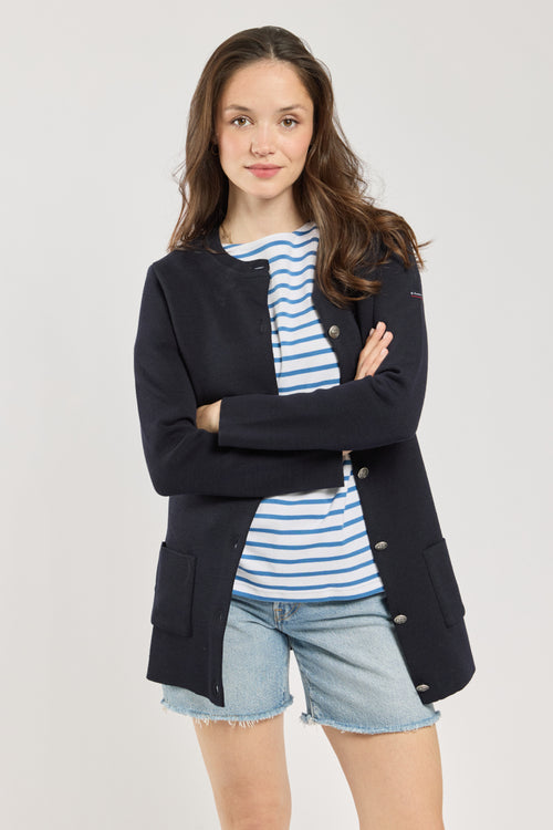 Veste longue Mellac - maille milano - Armor-lux - 1