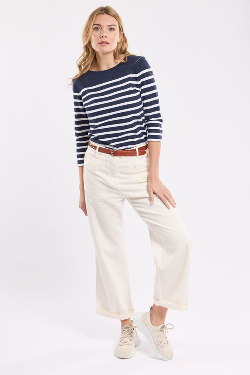 Breton striped shirt - locknit heavy cotton - Armor-lux - 1