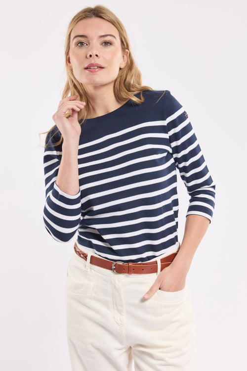 Breton striped shirt - locknit heavy cotton - Armor-lux - 2
