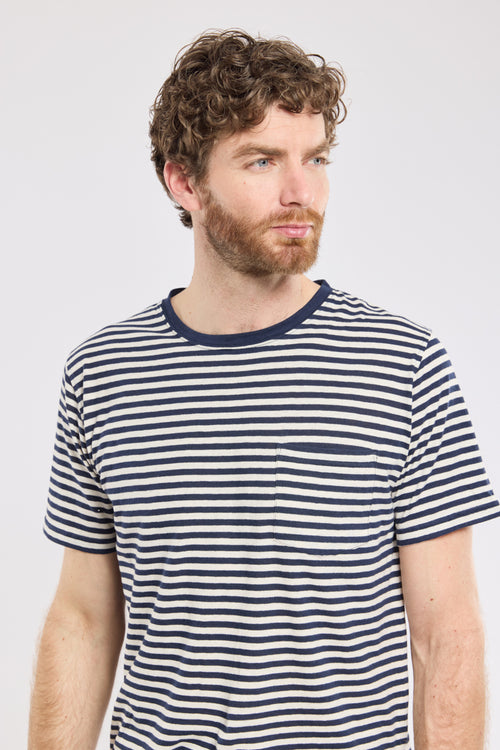 Gestreiftes T-Shirt – Baumwolle und Leinen - Armor-lux - 2