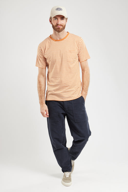 Heritage striped T-shirt - cotton and linen - Armor-lux - 3