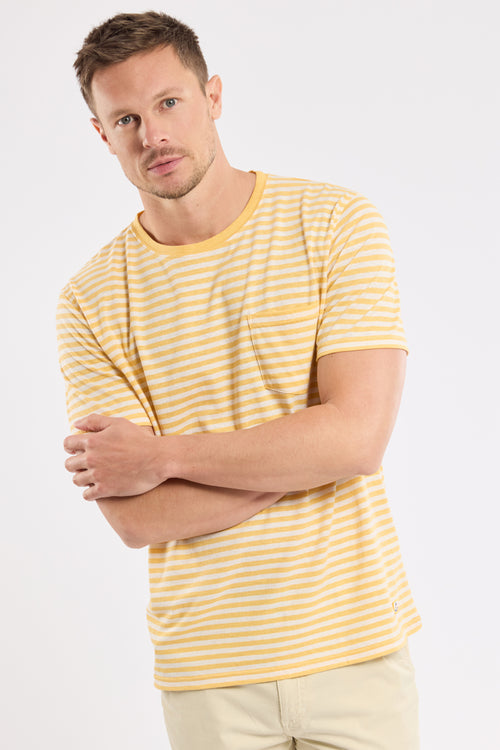 T-shirt rayé - coton et lin - Armor-lux - 1