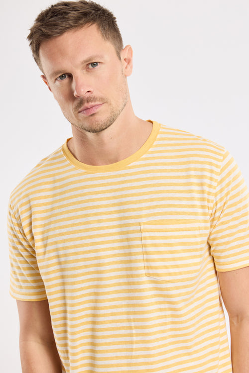 Gestreiftes T-Shirt – Baumwolle und Leinen - Armor-lux - 2