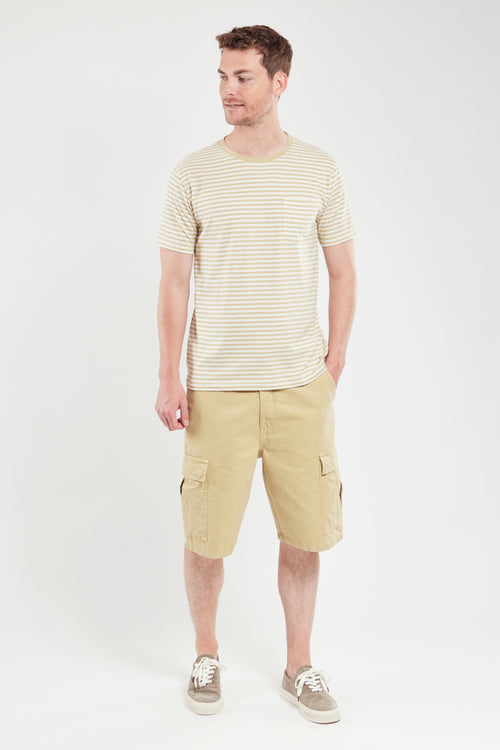 Striped T-shirt - cotton and linen - Armor-lux - 3