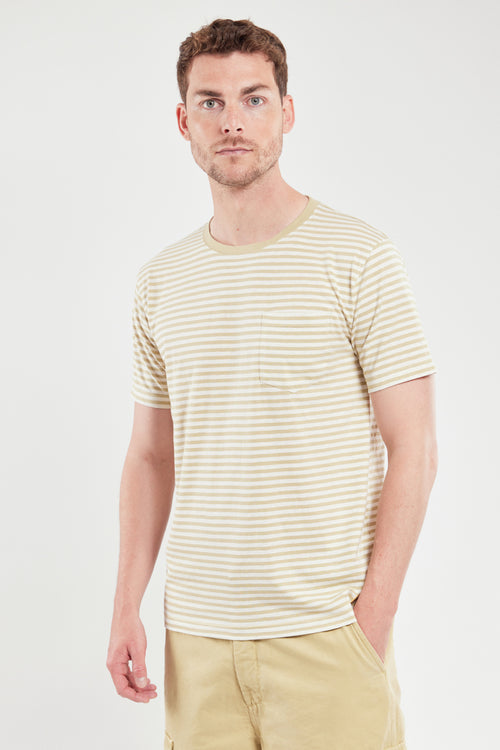 T-shirt rayé - coton et lin - Armor-lux - 1