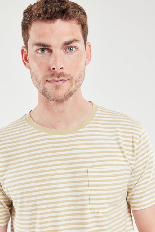 Gestreiftes T-Shirt – Baumwolle und Leinen - Armor-lux - 2