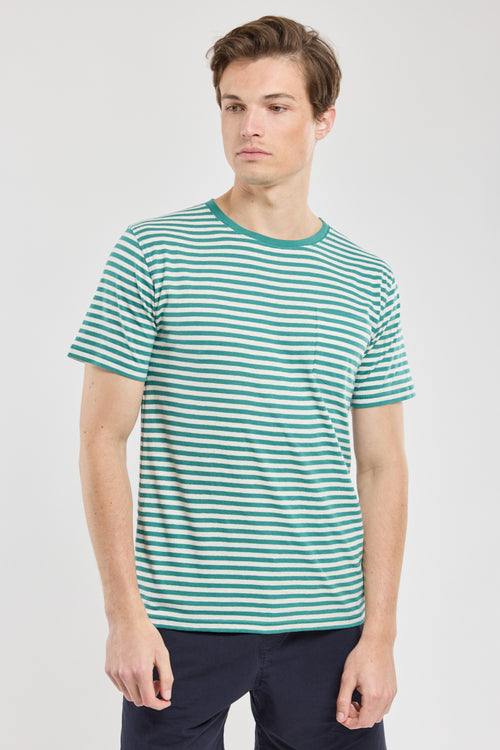 Gestreiftes T-Shirt – Baumwolle und Leinen - Armor-lux - 4
