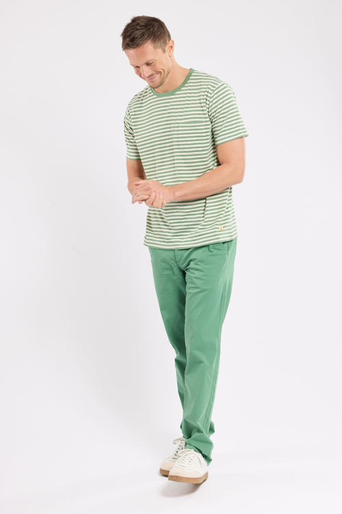 Striped T-shirt - cotton and linen - Armor-lux - 4