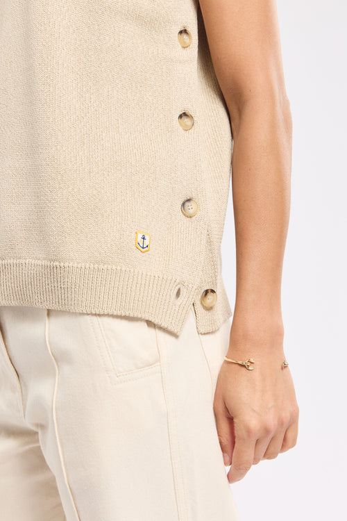 Heritage knitted tank top - cotton - Armor-lux - 5