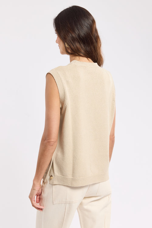 Débardeur en maille Heritage - coton - Armor-lux - 6