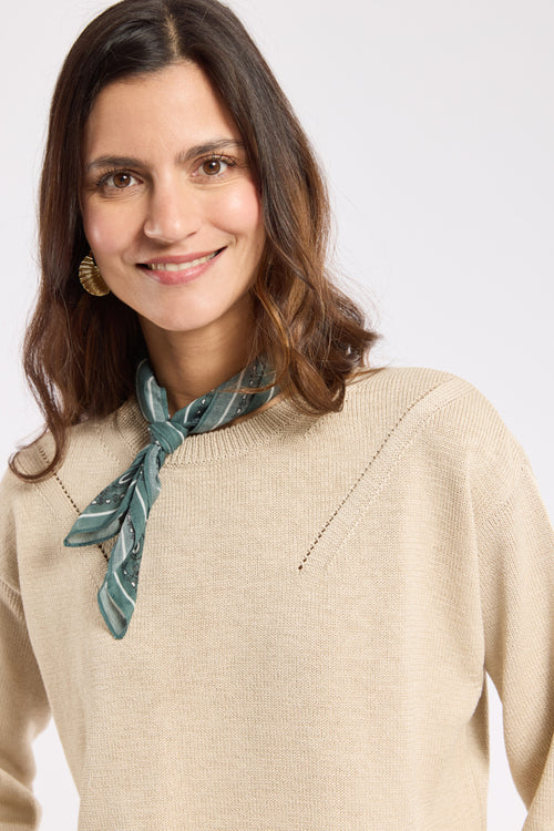 Heritage boat neck sweater - cotton - Armor-lux - 4