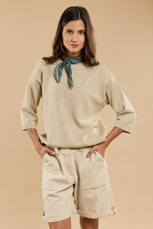 Heritage boat neck sweater - cotton - Armor-lux - 2
