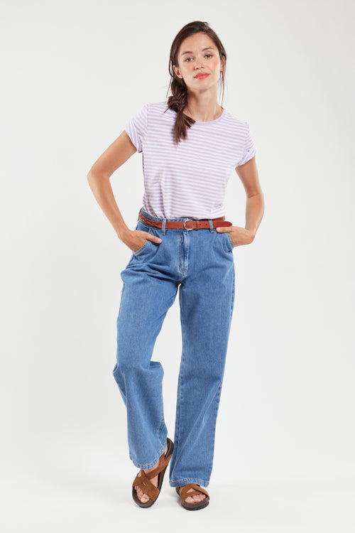 Striped T-shirt - cotton and linen - Armor-lux - 3