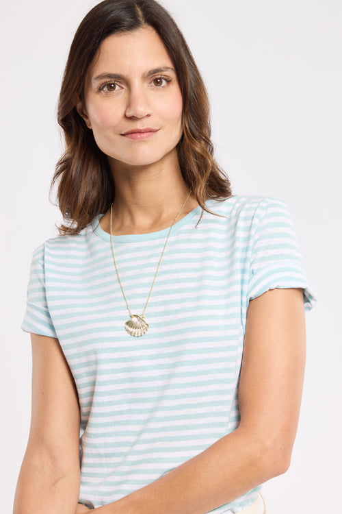 Striped T-shirt - cotton and linen - Armor-lux - 2
