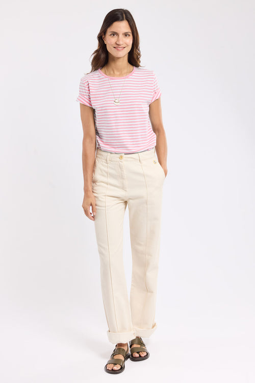 T-shirt rayé - coton et lin - Armor-lux - 3