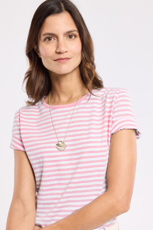 Gestreiftes T-Shirt – Baumwolle und Leinen - Armor-lux - 2