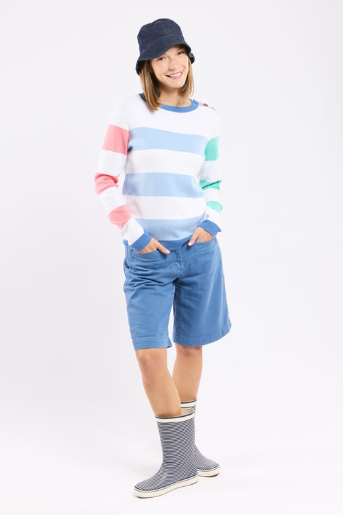 Pull marin tricolore - coton - Armor-lux - 4